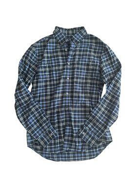 CLUB MONACO Blue Plaid Button Down Shirt Sz M NEW with tags